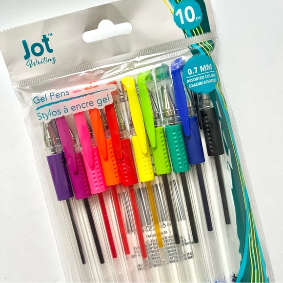 🏷️ assorted colorful writing pens set 0.7mm set of 10 pens - Picture 9 of 14